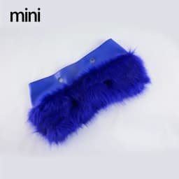 New Women Winter Autumn Faux Fox Fur Furry Trim Trims for O BAG Thermal Plush Decoration Fit for Classic Big Mini Obag
