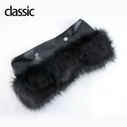New Women Winter Autumn Faux Fox Fur Furry Trim Trims for O BAG Thermal Plush Decoration Fit for Classic Big Mini Obag