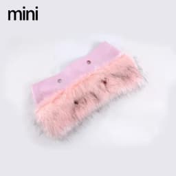 New Women Winter Autumn Faux Fox Fur Furry Trim Trims for O BAG Thermal Plush Decoration Fit for Classic Big Mini Obag