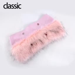 New Women Winter Autumn Faux Fox Fur Furry Trim Trims for O BAG Thermal Plush Decoration Fit for Classic Big Mini Obag