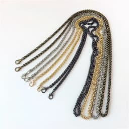 5pcs 40-120CM 6MM Width Chain Shoulder Strap Replacement Women Handbag Crossbody Purse Chain Accessories For Bags