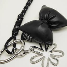 Bowknot Heart Pendant Cellphone Charm Hanging Detachable Bow Phone Lanyard Handmade Keychains for Women Bags Gift