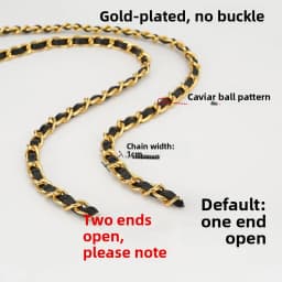 Small Fragrance Style CF Caviar Flip Cover Chain Handbag Metal Link Single Shoulder Slant Cross Ball Pattern Leather Chain Re...