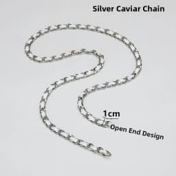 Small Fragrance Style CF Caviar Flip Cover Chain Handbag Metal Link Single Shoulder Slant Cross Ball Pattern Leather Chain Re...