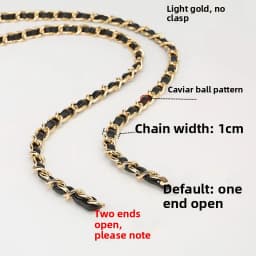 Small Fragrance Style CF Caviar Flip Cover Chain Handbag Metal Link Single Shoulder Slant Cross Ball Pattern Leather Chain Re...