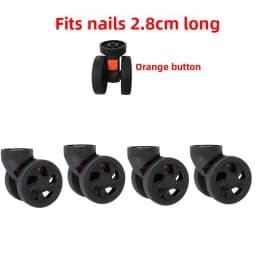 Mute Wear-Resistant Luggage Wheel Accessories Travel Suitcase Parts Replacement Repair Password Slide Roller Wheel