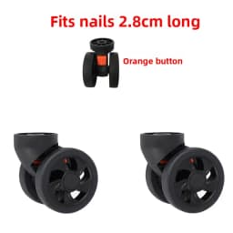 Mute Wear-Resistant Luggage Wheel Accessories Travel Suitcase Parts Replacement Repair Password Slide Roller Wheel