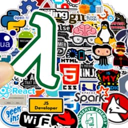 10/30/50PCS Kawaii Programming Sticker Aesthetic PVC Stationery Sketchbook Laptop Diary Scrapbook Supplies