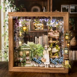 JIANWU Bookish Fragrance Fills Garden Series Vintage Flower Landscape Material Collage PET Sticker Creative Journal Stationery