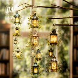 JIANWU Bookish Fragrance Fills Garden Series Vintage Flower Landscape Material Collage PET Sticker Creative Journal Stationery