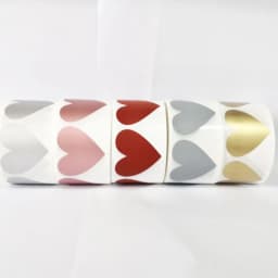 300pcs 30X35mm 5 colors Scratch Off Stickers Heart Shape Labels sticker DIY handmade for game Scratch Sticker Labels stationer