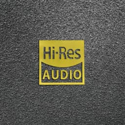 Hi-res AUDIO gold standard high-quality sound certified metal stickers earphone metal decorative stickers