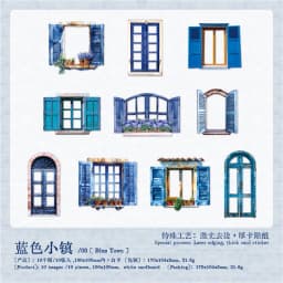 10pcs/1lot kawaii Stationery Sticker Stories from the Window  junk journal Decorative Scrapbooking DIY Craft Sticker