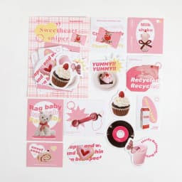 24pcs/lot Kawaii Stationery Stickers Life description series Diary Planner Stickers Scrapbooking DIY Craft Sticker