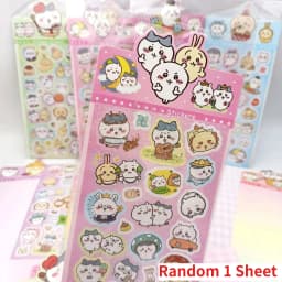 100pcs Kawaii Chiikawa Cartoon Stickers Decorative Desk Laptop Scrapbook Luggage Stationery Cute Graffiti Sticker for Kids Gift