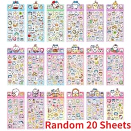 100pcs Kawaii Chiikawa Cartoon Stickers Decorative Desk Laptop Scrapbook Luggage Stationery Cute Graffiti Sticker for Kids Gift