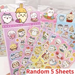 100pcs Kawaii Chiikawa Cartoon Stickers Decorative Desk Laptop Scrapbook Luggage Stationery Cute Graffiti Sticker for Kids Gift