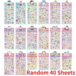 100pcs Kawaii Chiikawa Cartoon Stickers Decorative Desk Laptop Scrapbook Luggage Stationery Cute Graffiti Sticker for Kids Gift