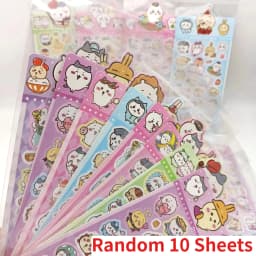 100pcs Kawaii Chiikawa Cartoon Stickers Decorative Desk Laptop Scrapbook Luggage Stationery Cute Graffiti Sticker for Kids Gift