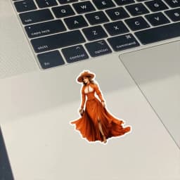 Cute Victorian Period Dress Ladies Stickers Self-made Fashion Girl Scrapbooking /Decorative /DIY Craft Photo Album