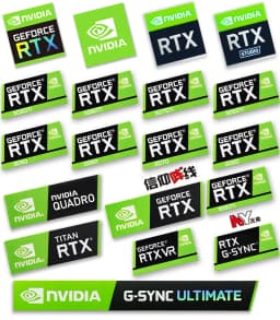 Original RTX 3090TI 3080TI 3070 3060 Desktop Sticker Laptop Graphics Card Label