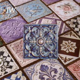 JIANWU Vintage Baroque Relief Flower Animal Landscape Material Collage Scrapbooking Sticker Creative DIY Journal Stationery