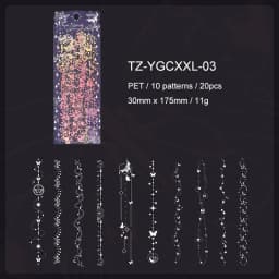 JIANWU Moonlight Tadal Night Series Vintage Star Flower Chain Landscape Material Collage PET Sticker Creative Journal Stationery
