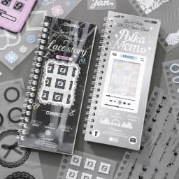 Journal GO 30pages Lace Polka Dot PET Stickers Book Aesthetic Scrapbook DIY Cute Sticker for Card Journal Diary Craft Decorat