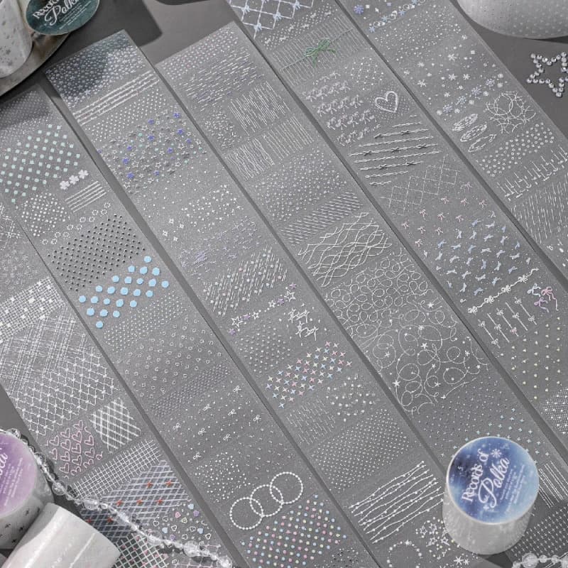 Journal GO 5cmx2m Polka Dot Washi Tape Rainbow Decorative Masking Tape for DIY Scrapbooking, Journaling, Gift Wrapping