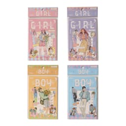 20pcs/1lot kawaii Stationery Sticker Youth Daily junk journal Decorative Scrapbooking DIY Craft Sticker
