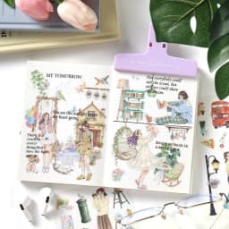 20pcs/1lot kawaii Stationery Sticker Youth Daily junk journal Decorative Scrapbooking DIY Craft Sticker
