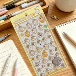 Jiyikawa 3D Cute Relief PVC Crystal Waterproof Stickers DIY Scrapbook Laptop Cute Bonbon Drop Seal Children Gift ボンボン ドロップシール