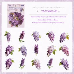 JIANWU Vintage Butterfly Flower Birds Maple Leaf Landscape Material Collage Scrapbooking PET Sticker Creative Journal Stationery