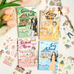 20pcs/lot Kawaii Stationery Stickers The beauty of the world Office DIY Junk Journal Paper Planner Decorative stickers