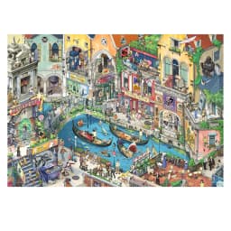 Plus Size Kawaii 3D Cartoon Waterfront Small Town Miniature Scene Sticker DIY Hand Stacked Adhesive Stress Relief Sticker