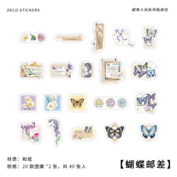 40[pcs/lot Kawaii Stationery Stickers Sweet World Series Diary Planner Decorative Mobile Stickers Scrapbooking DIY Craft