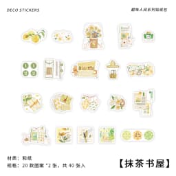 40[pcs/lot Kawaii Stationery Stickers Sweet World Series Diary Planner Decorative Mobile Stickers Scrapbooking DIY Craft