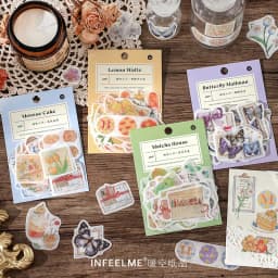 40[pcs/lot Kawaii Stationery Stickers Sweet World Series Diary Planner Decorative Mobile Stickers Scrapbooking DIY Craft