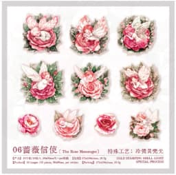 10pcs/1lot Kawaii Stationery Stickers land of elves Diary Decorative Mobile Stickers Scrapbooking DIY Craft Stickers