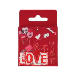 46Pcs/box New Cartoon I LOVE YOU Love Valentine’s Day Decoration Hand Account Graffiti Stationery Stickers for Kids