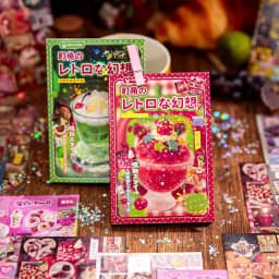 TIANZI Dessert Theme Die-Cut Stickers Book 20/30 Sheets DIY Decorative Scrapbook Phone Case Collage Aesthetic Stationery