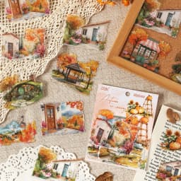 20pcs Kawaii Stationery Stickers Four Seasons Chord Song DIY Craft Scrapbooking Album Junk Journal Happy Planner Diary