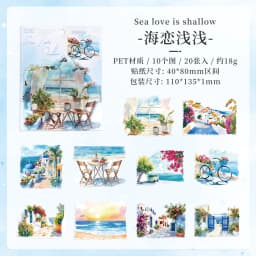 20pcs Kawaii Stationery Stickers Four Seasons Chord Song DIY Craft Scrapbooking Album Junk Journal Happy Planner Diary