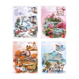 20pcs Kawaii Stationery Stickers Four Seasons Chord Song DIY Craft Scrapbooking Album Junk Journal Happy Planner Diary