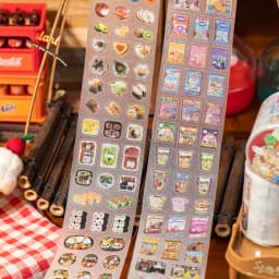 5cm * 200cm/roll Japanese cuisine series flash sand die-cutting PET tape DIY handmade materials scrapbook aesthetic stationery