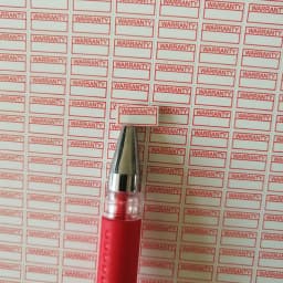 1500pcs Warranty Sticker Security Seal Size 10*5mm Red Color Rectangle Shape Fragile Label