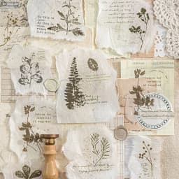 20pcs/1lot Kawaii Stationery Stickers Misty flowers and plants Diary Planner Decorative Mobile Stickers Craft Sticker