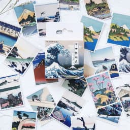 46pcs Romantic Star Stickers Cartoon Painting Decoration Scrapbooking School Supplies Flakes