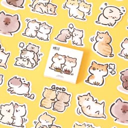 46pcs Romantic Star Stickers Cartoon Painting Decoration Scrapbooking School Supplies Flakes