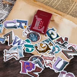 46pcs Romantic Star Stickers Cartoon Painting Decoration Scrapbooking School Supplies Flakes